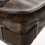 LOUIS VUITTON ルイヴィトン ダミエ ブルックリン PM ブラウン N51210 ユニセックス ダミエキャンバス ショルダーバッグ Bランク 中古 銀蔵