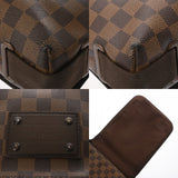 LOUIS VUITTON ルイヴィトン ダミエ ブルックリン PM ブラウン N51210 ユニセックス ダミエキャンバス ショルダーバッグ Bランク 中古 銀蔵