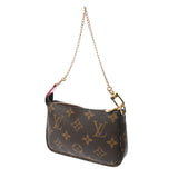 LOUIS VUITTON ルイヴィトン モノグラム ミニポシェット アクセソワール ヴィヴィエンヌ ブラウン M69752 レディース モノグラムキャンバス アクセサリーポーチ Aランク 中古 銀蔵