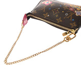 LOUIS VUITTON ルイヴィトン モノグラム ミニポシェット アクセソワール ヴィヴィエンヌ ブラウン M69752 レディース モノグラムキャンバス アクセサリーポーチ Aランク 中古 銀蔵