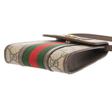 GUCCI グッチ GGスプリーム ミニバッグショルダー ブラウン レディース GGスプリームキャンバス ショルダーバッグ Aランク 中古 銀蔵