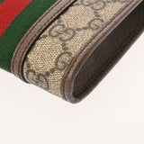 GUCCI グッチ GGスプリーム ミニバッグショルダー ブラウン レディース GGスプリームキャンバス ショルダーバッグ Aランク 中古 銀蔵