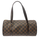LOUIS VUITTON ルイヴィトン ダミエ パピヨン PM ブラウン N51304 レディース ダミエキャンバス ハンドバッグ ABランク 中古 銀蔵