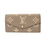LOUIS VUITTON ルイヴィトン モノグラムアンプラント ポルトフォイユ サラ NM トゥルトレールクレーム M81049 レディース モノグラムアンプラント 長財布 Bランク 中古 銀蔵