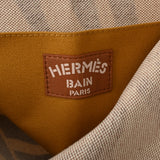 HERMES エルメス ティーグル ア ラナナス / ビーチバッグ 虎 茶 ユニセックス コットン100％ トートバッグ 新品 銀蔵