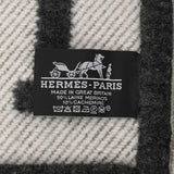 HERMES エルメス ブランケット アヴァロン グリフォンセ - レディース ウール90％ カシミヤ10％ ブランド小物 新品 銀蔵