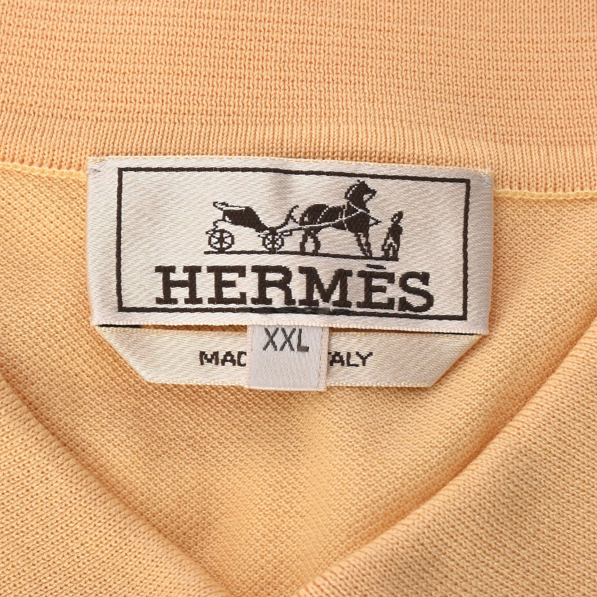 エルメスポロシャツ サドルステッチ 半袖 サイズXXL 黄色 メンズ ポロシャツ - HERMES 中古 – 銀蔵オンライン