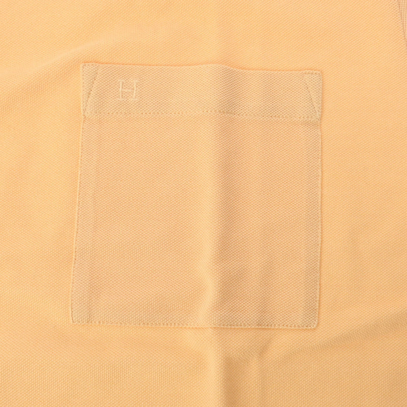 HERMES エルメス ポロシャツ サドルステッチ 半袖 サイズXXL 黄色 - メンズ コットン100％ ポロシャツ 新品 銀蔵
