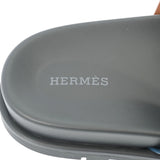 HERMES エルメス シプレ サイズ43.5 ゴールド/ブルーセレステ/黒 メンズ カーフ サンダル 新品 銀蔵