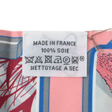 HERMES エルメス ツイリー HERMES STORY ピンク/ブルー/イエロー - レディース シルク100％ スカーフ 未使用 銀蔵