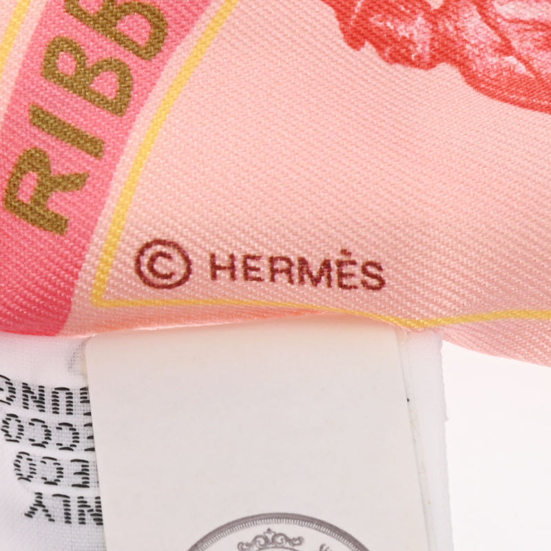 HERMES エルメス ツイリー FUNNY ICE CREAM ローズプードル/コライユ 064109S レディース シルク100％ スカーフ 新品 銀蔵