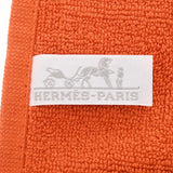 HERMES エルメス カレ タオル ステアーズ H柄 オレンジフー レディース コットン100％ タオル 新品 銀蔵