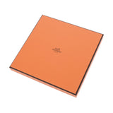 HERMES エルメス カレ タオル ステアーズ H柄 オレンジフー レディース コットン100％ タオル 新品 銀蔵