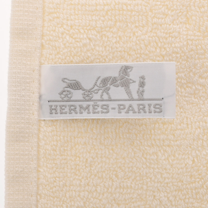 HERMES エルメス カレ タオル ステアーズ H柄 ナチュラル レディース コットン100％ タオル 新品 銀蔵