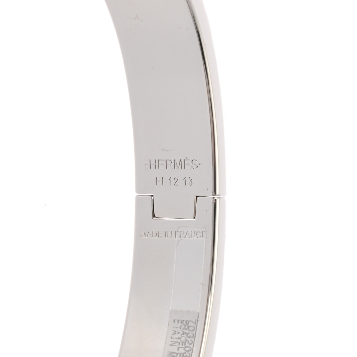 エルメスクリックHH バングル グレー エタン ユニセックス