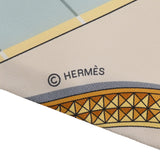 HERMES エルメス ツイリー  GRAND APPARAT イヴォワール/マリン/ピンク 061364S レディース シルク100％ スカーフ 新品 銀蔵