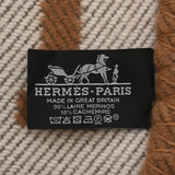 HERMES エルメス ブランケット アヴァロン エクリュ/キャラメル レディース ウール90％ カシミヤ10％ ブランド小物 新品 銀蔵