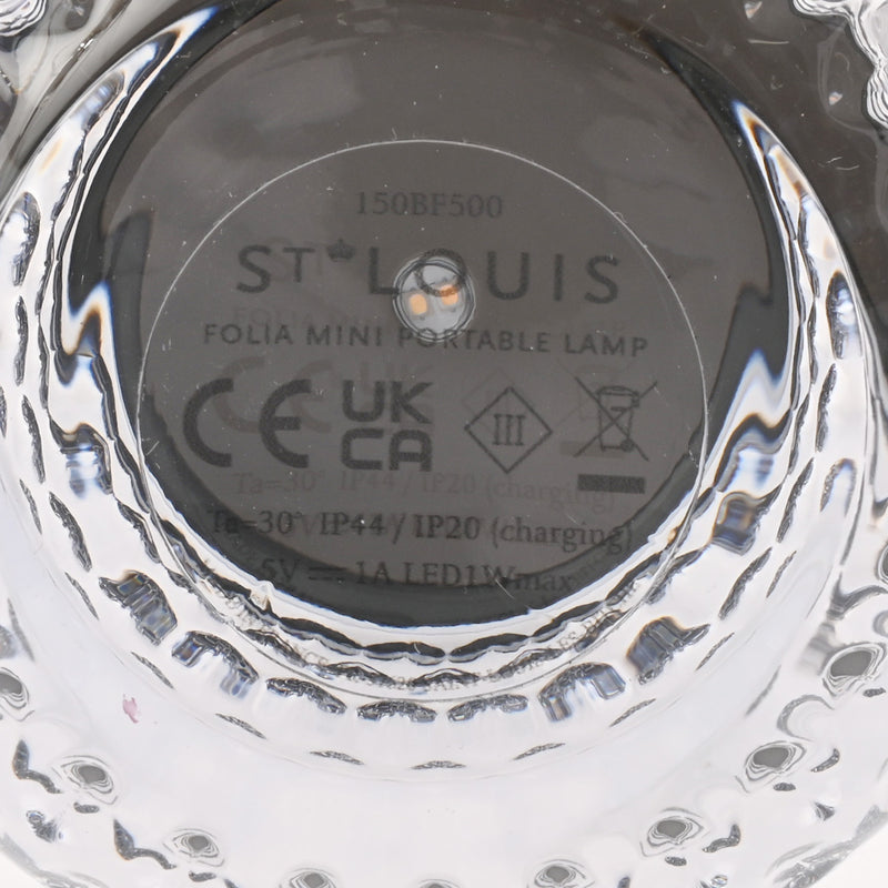 サンルイSAINT LOUIS フォリアミニランプ クリスタル/シルバー ユニセックス ブランド小物 SAINT LOUIS – 銀蔵オンライン