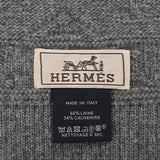 HERMES エルメス クルールアンクール グリアシエ メンズ ウール66%/カシミヤ34% マフラー 新品 銀蔵