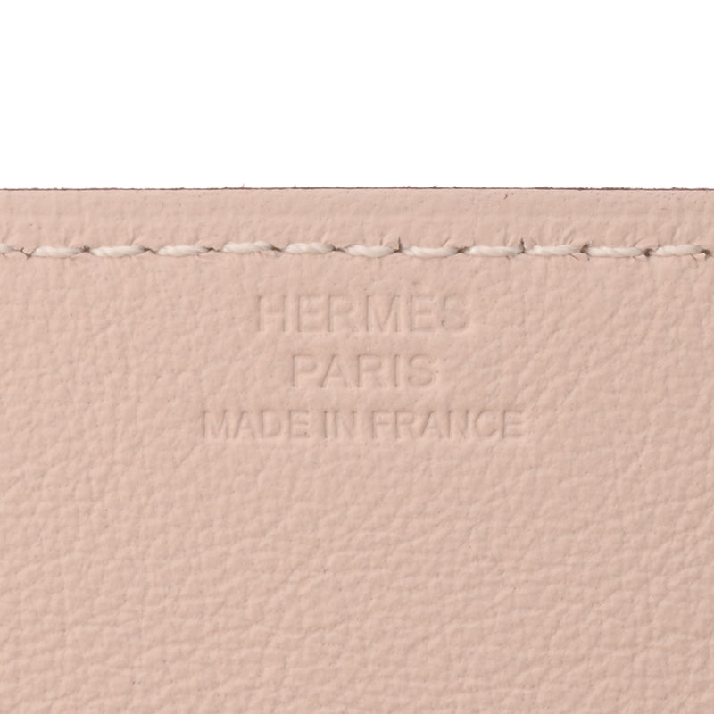 HERMES エルメス ヴィドポッシュ H柄 マスタード系 シルバー金具 W刻印(2024年頃) ユニセックス スイフト ブランド小物 新品 銀蔵