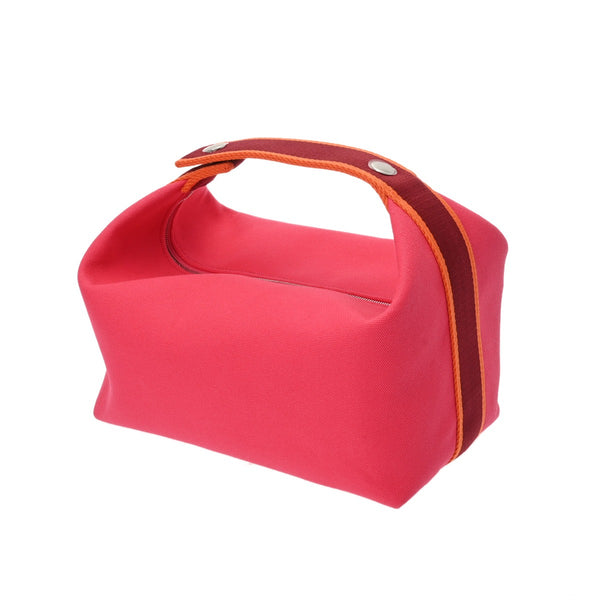 HERMES エルメス ブリッドアブラック GM ハイビスカス レディース コットン100％ ポーチ 新品 銀蔵