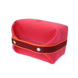 HERMES エルメス ブリッドアブラック GM ハイビスカス レディース コットン100％ ポーチ 新品 銀蔵