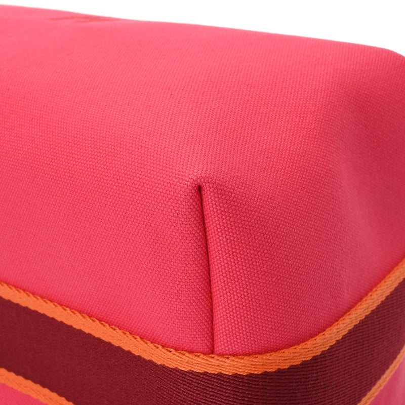 HERMES エルメス ブリッドアブラック GM ハイビスカス レディース コットン100％ ポーチ 新品 銀蔵