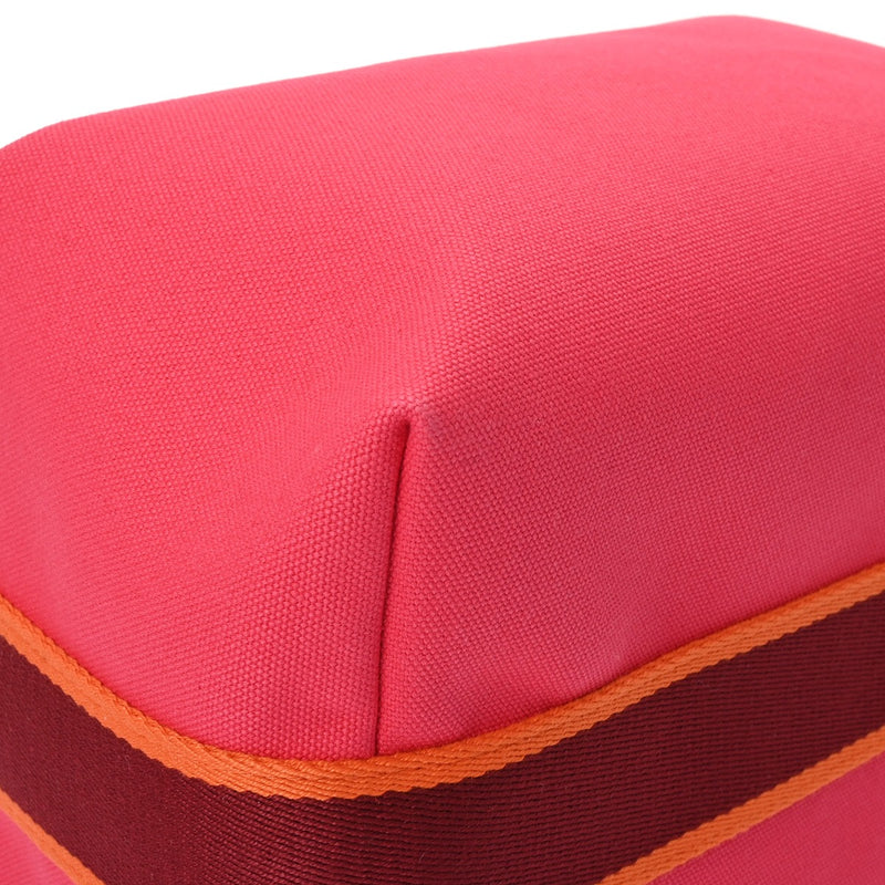 HERMES エルメス ブリッドアブラック GM ハイビスカス レディース コットン100％ ポーチ 新品 銀蔵