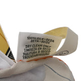 HERMES エルメス ロザンジュ アトゥベルリンヌ シルバー/コライユ/イエロー レディース シルク100％ スカーフ 未使用 銀蔵