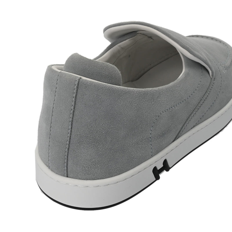 HERMES エルメス キディ 42.5 グリニュアージュ メンズ シェーヴルヴェロア スニーカー 新品 銀蔵