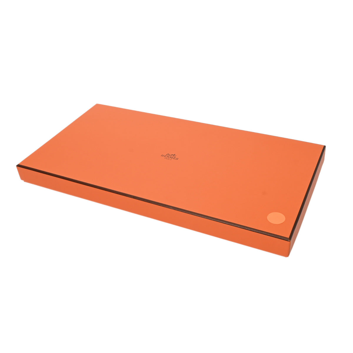 HERMES エルメス カシミヤマフラー バッジソワ オレンジ レディース