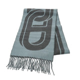 HERMES エルメス マイヨン TGM ユーカリプテュス/オラージュ レディース カシミヤ100％ マフラー 未使用 銀蔵