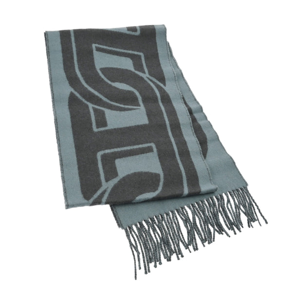 HERMES エルメス マイヨン TGM ユーカリプテュス/オラージュ レディース カシミヤ100％ マフラー 未使用 銀蔵