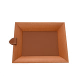 HERMES エルメス トレー アトリウム レクタンギュラー ゴールド ユニセックス マホガニー/トリヨンリス ブランド小物 新品 銀蔵