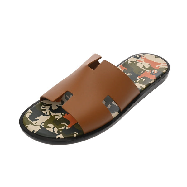 HERMES エルメス イズミール サイズ43 カモフラージュ メンズ