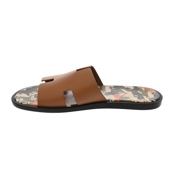 HERMES エルメス イズミール サイズ43 カモフラージュ メンズ カーフ サンダル 新品 銀蔵