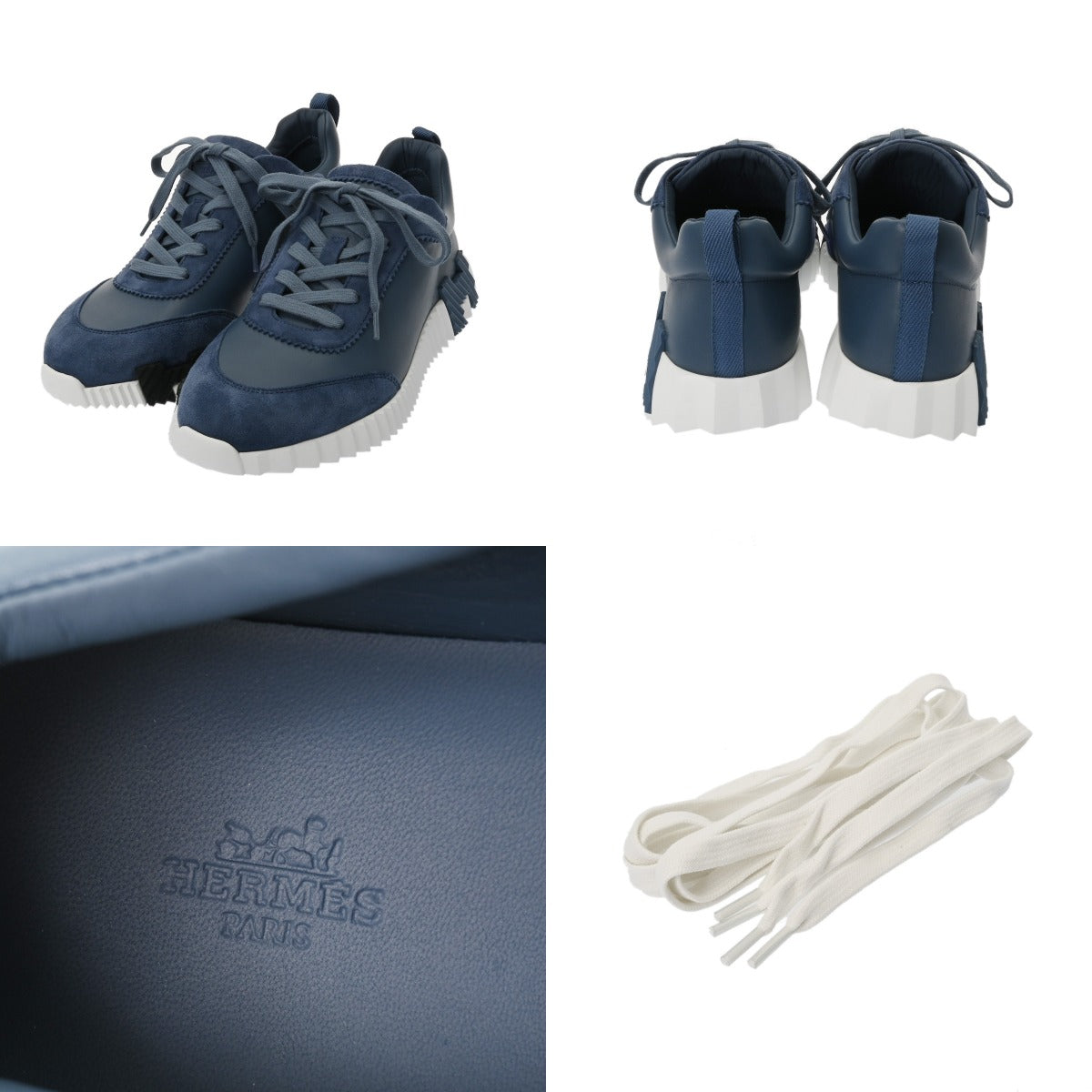 エルメス スニーカー 大人気 バウンシング 41 楽天市場】HERMES エルメス バウンシング サイズ41ハーフ 青/白