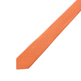 HERMES エルメス H織り オレンジ メンズ シルク100％ ネクタイ 未使用 銀蔵