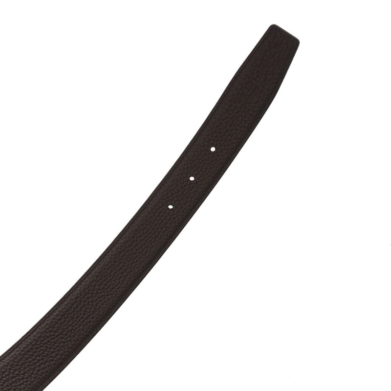 HERMES エルメス H オ カレ サイズ 85cm ショコラ/黒 ゴールド金具 W刻印(2024年頃) メンズ トゴ ボックスカーフ ベルト 新品 銀蔵