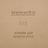HERMES エルメス イズミール サイズ 43ハーフ ホワイト メンズ カーフ サンダル 新品 銀蔵