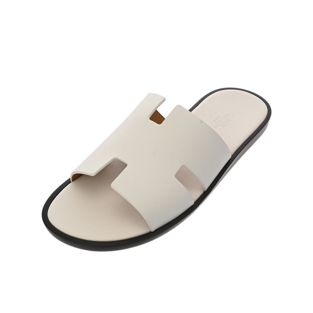 HERMES エルメス イズミール サイズ 43ハーフ ホワイト メンズ