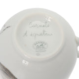 HERMES エルメス コーヒーカップ＆ソーサー 2セット 赤道下のスケッチ グリーン系 ユニセックス 磁器 ブランド小物 新品 銀蔵