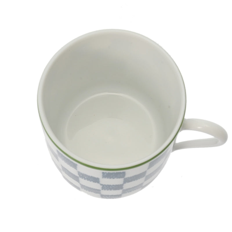 HERMES エルメス コーヒーカップ＆ソーサー 2セット WALKIN IN THE GARDEN マルチカラー ユニセックス 磁器 ブランド小物 新品 銀蔵