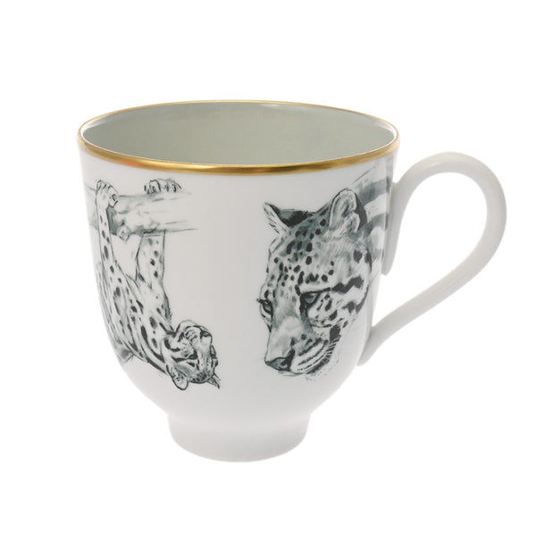 HERMES エルメス マグカップ 赤道下のスケッチ グリーン系 ユニセックス 磁器 ブランド小物 新品 銀蔵