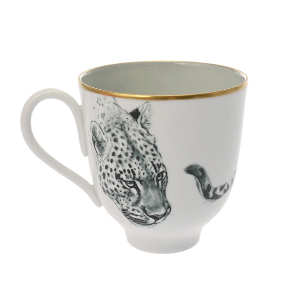 HERMES エルメス マグカップ 赤道下のスケッチ グリーン系 ユニセックス 磁器 ブランド小物 新品 銀蔵