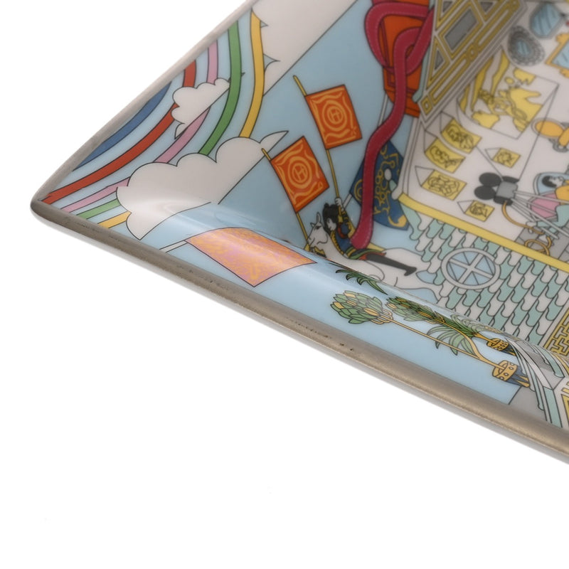 HERMES エルメス ヴィドポッシュ 3H メゾン デ カレ マルチカラー ユニセックス ポーセリン ブランド小物 新品 銀蔵