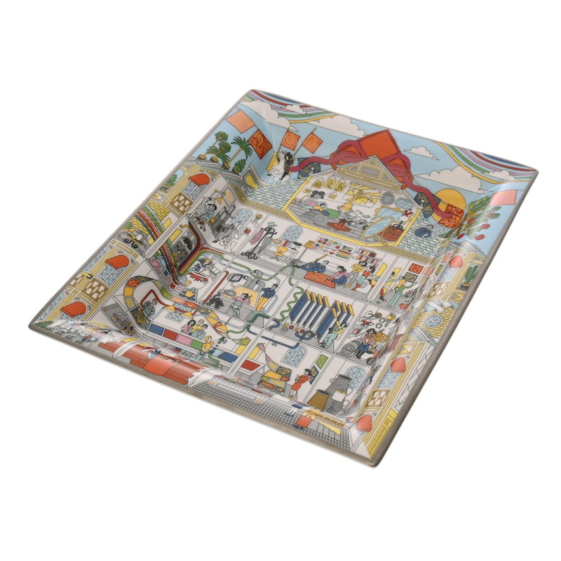 HERMES エルメス ヴィドポッシュ 3H メゾン デ カレ マルチカラー ユニセックス ポーセリン ブランド小物 新品 銀蔵