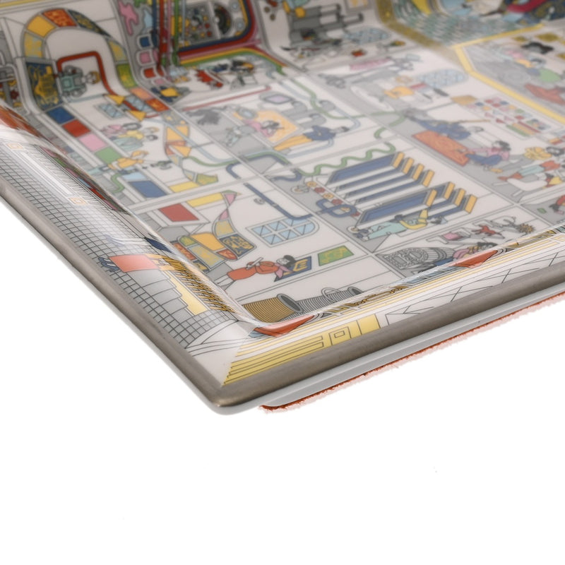 HERMES エルメス ヴィドポッシュ 3H メゾン デ カレ マルチカラー ユニセックス ポーセリン ブランド小物 新品 銀蔵