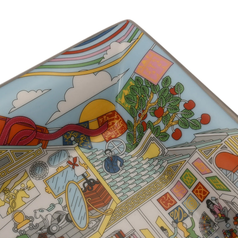 HERMES エルメス ヴィドポッシュ 3H メゾン デ カレ マルチカラー ユニセックス ポーセリン ブランド小物 新品 銀蔵