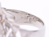 Ring #18 Women's PT900 Diamond 1.10ct 22.1g Ring A Rank Used Ginzo